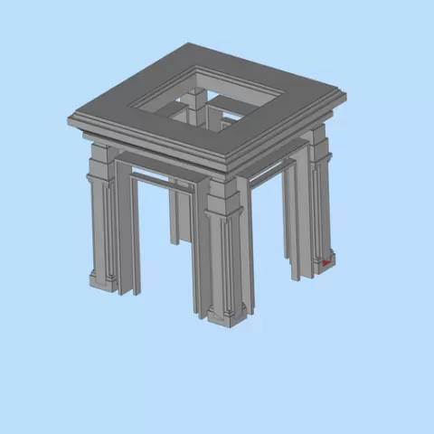 66 Outdoor Viewing Pavilion Garden Sunshine Pavilion Outdoor Landscape Pavilion Miniature Scene Model