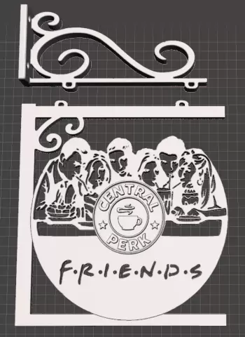 hanging wall decor friends - celticverse