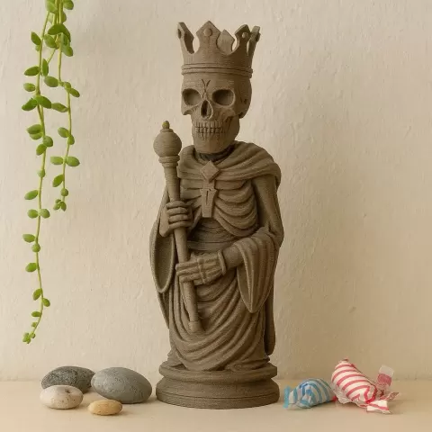 Chess Skeleton King - NotJustLayers