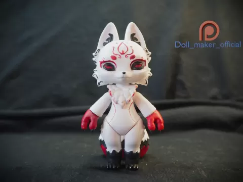 磁吸粘土人：Kitsune Kitsu - Doll maker and N0yra