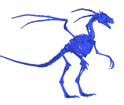 Ancient Wyrm Dragon Remains