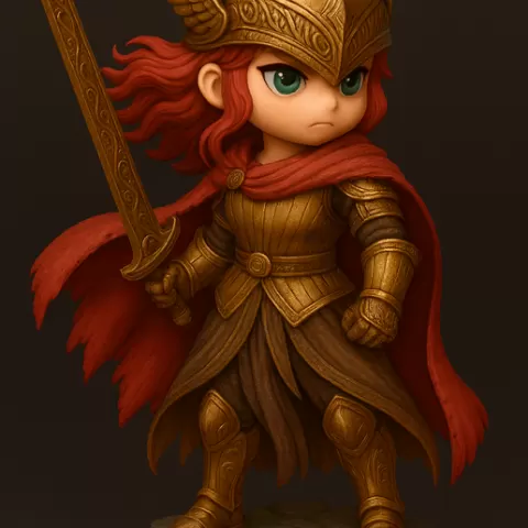 Malenia - Elden Ring 3D Print Chibi Model