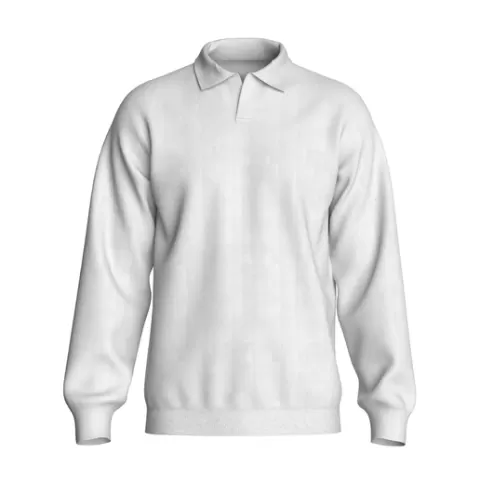 Men Long Sleeve Polo Without Button | Marvelous / Clo3d / obj / fbx