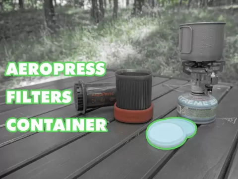 AeroPress filters container