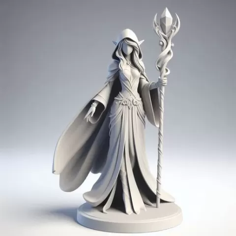 Elf Sorceress Miniature