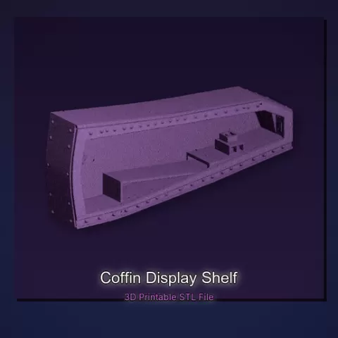 Coffin Display Shelf - 3D Printable STL File