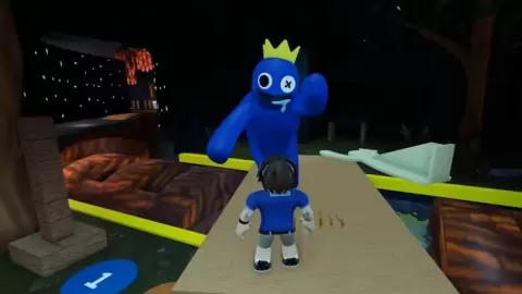 blue rainbow friends - MvP3D