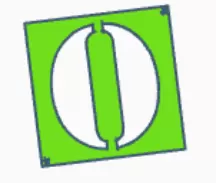 LETTER O STENCIL