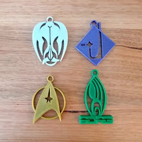 Star Trek keyrings keychains