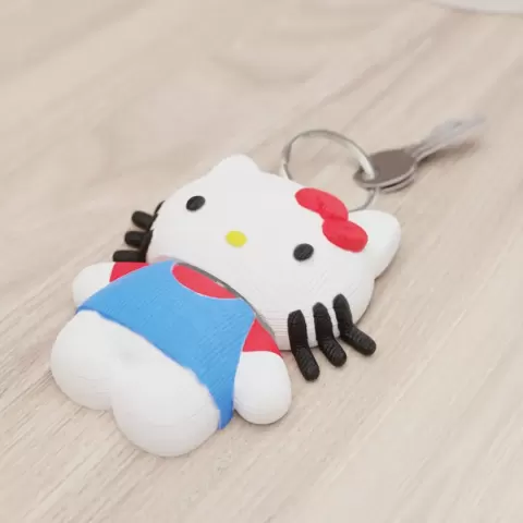 凯蒂猫，可爱可动钥匙扣 - Raffaellzito