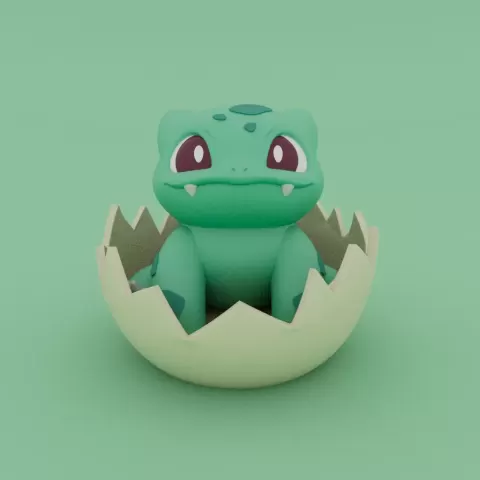 复活节特辑 - 宝可梦妙蛙种子 - akash3dprints