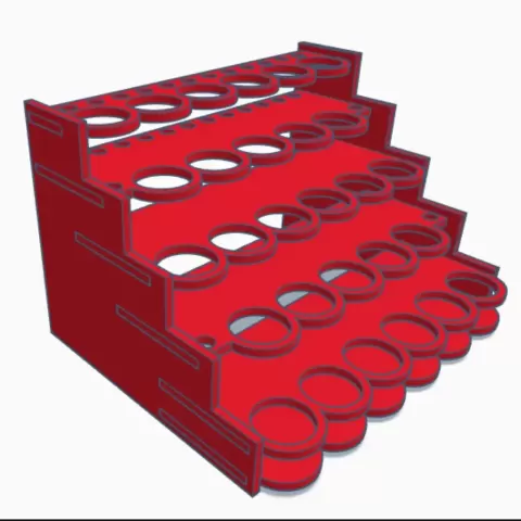 Organizador botes pequeños pinturas y pinceles - Nasky art