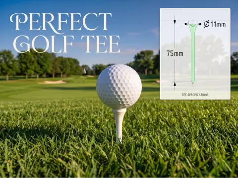 Perfect Golf Tee, 75x11mm