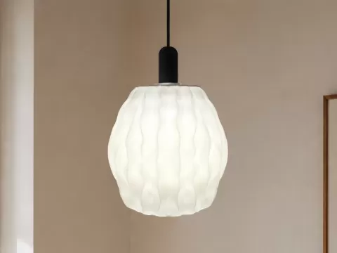 Wavy Bloom Pendant Lamp Shade