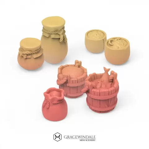 Market Props Set