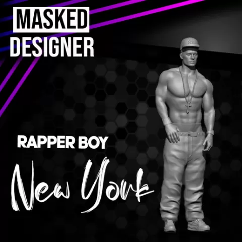 RAPPER BOY NEW YORK FIGURE