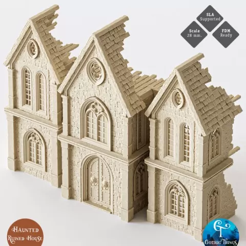 Haunted Ruined House by Gothic Things