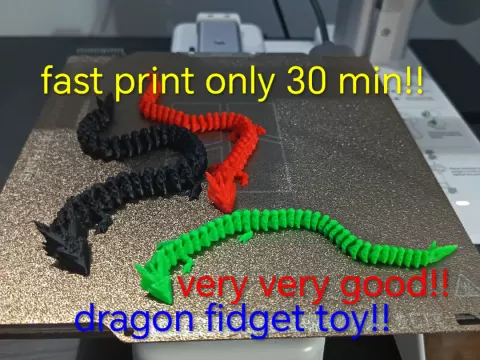 drago articolato flexi mini fidget