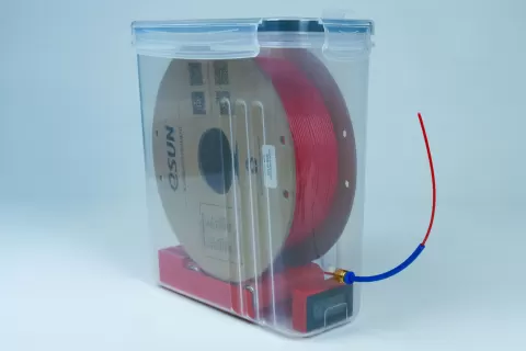 DRY BOX for 3D Filament: Hygrometer, Desiccant, Direct Printing!