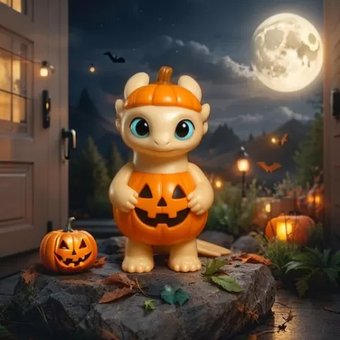 Light Fury/ Furia Luminosa - How to Train Your Dragon halloween decorations