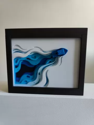 Ocean Traveler Shadow Box