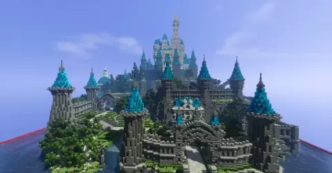 Minecraft Disney Castle