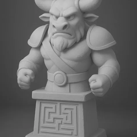 Labyrinth Sentinel – The Stone Minotaur