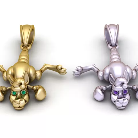 Playful Monkey Pendant