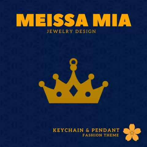 Pocket Royalty – 3D Print File for Crown & Tiara Keychain or Pendant - Crown Keychain - Tiara Pendant - Girl's Fashion - Princess Fashion Accessories