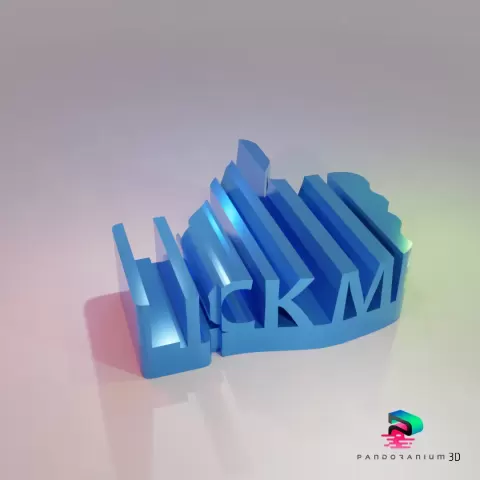 3D WORD SHAPE - LICK ME - Pandoranium