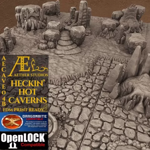 AECAVE04B - Heckin' Hot Caverns by Aether Studios