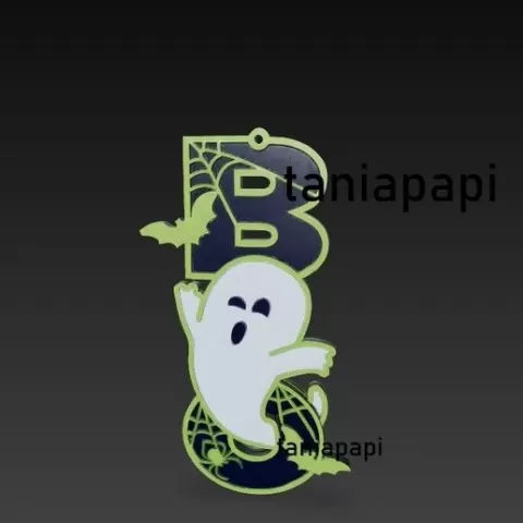Ghost Halloween wall decoration