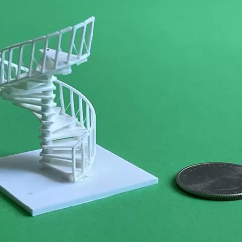 SPIRAL STAIRS HO SCALE