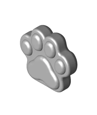 Cat Paw (Keychain).stl