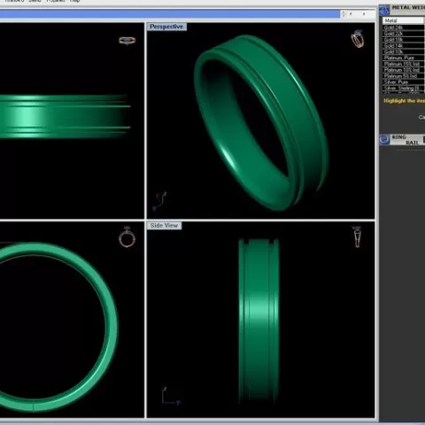 Man Wedding Ring R4