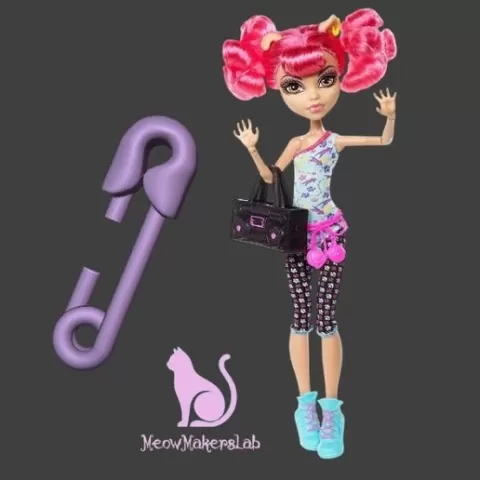 Howleen Wolf, Earrings, Monster High.