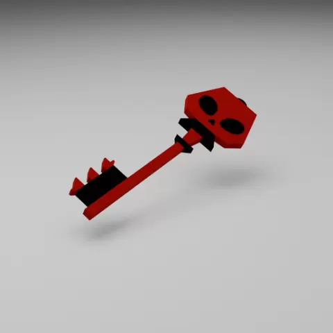 skull-shaped keychain