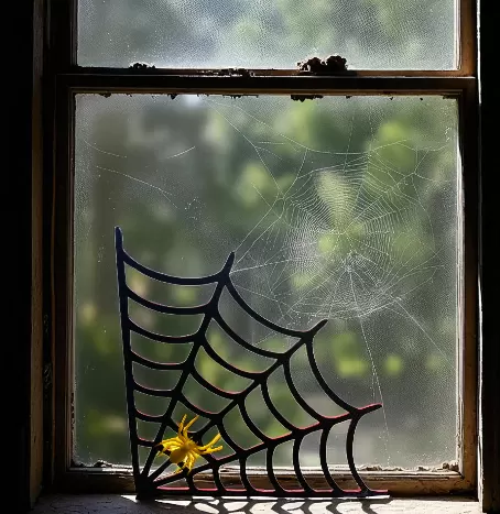 Spider Web - Halloween Window Decoration