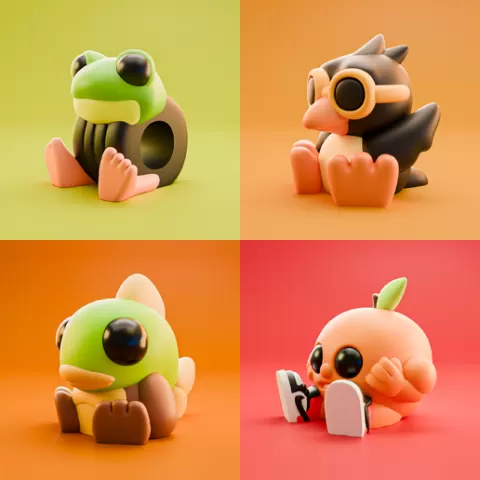 Brainrot bebes mini Collection v3 / Baby / Tripi Tropi Tropa Tripa, Frulli Frulla, Boneca Ambalabu y Udin Din Din Dun