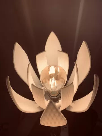 3D printable Flower Lamp - XP3Design