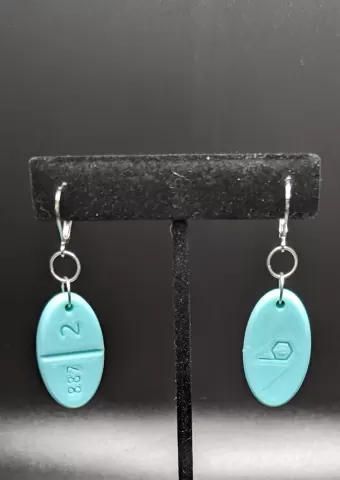 Estrogen Tablet Earring