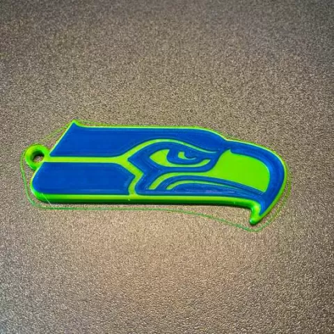 Seattle Seahawks Logo Keychain