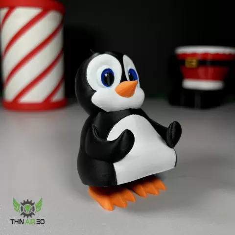 Standing Penguin Pencil Holder