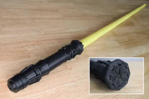 Rey's Replaceable Blade Lightsaber