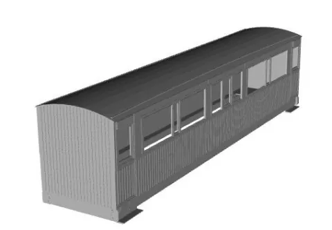 Tralee and Dingle bogie composite 16T 1/35 scale