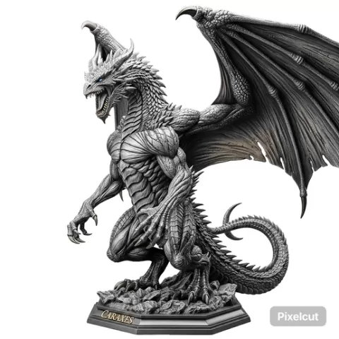 Dragon wing cut wing