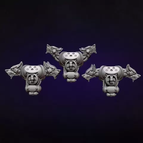 Wolf Backpack Variants by Luis