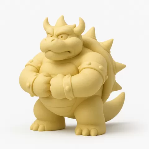 Bowser mini-head, huge body
