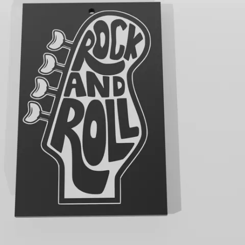 Rock And Roll Decor - Keychain Multicolor