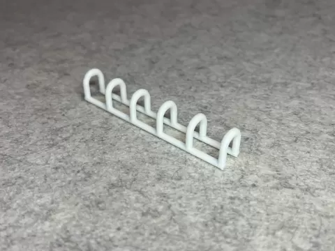 Dollhouse bike rack miniature house